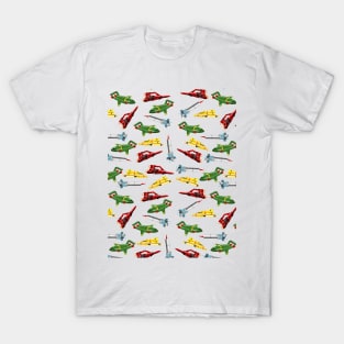 Thunderbirds Pattern T-Shirt